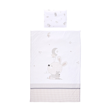 Lorelli Lorelli 3 részes ágynemű garnitúra - Little Rabbits Grey babaágynemű, babapléd