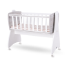 Lorelli Lorelli First Dreams ringatható bölcső 105x55 - White / Artwood New