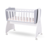 Lorelli Lorelli First Dreams ringatható bölcső 105x55 - White / Stone Grey New