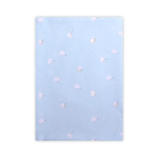 Lorelli Lorelli Matracvédő lepedő 150x100cm - Train Blue babaágynemű, babapléd