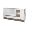 Lorelli Lorelli Mini Max kombi ágy 190x72 - White Coffe New