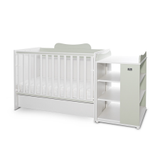 Lorelli Multi kombi ágy 190x72 - White Milky Green kiságy, babaágy