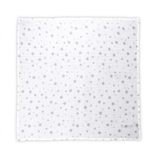  Lorelli Muszlin takaró 80x80 cm - White With Grey St babaágynemű, babapléd