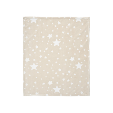 Lorelli Polár takaró 85x100 cm - Beige Stars babaágynemű, babapléd