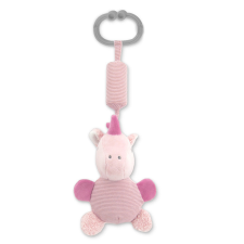 Lorelli Toys Campanula plüss babakocsi játék - Pink Unikornis plüssfigura