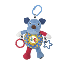 Lorelli Toys plüss csörgőjáték - Kék Kutya csörgő