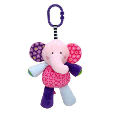 Lorelli Toys plüss zenélőjáték - pink elefánt bébijáték kiságyra
