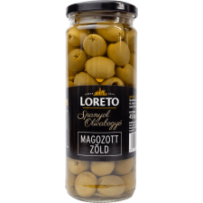  Loreto queen zöld magozott olívabogyó 227 g reform élelmiszer