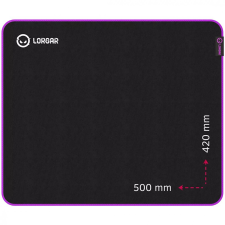 LORGAR Main 315 Egérpad Black/Purple asztali számítógép kellék