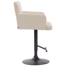  Los Angeles bárszék állítható magasságú fekete-krém 318166 bútor