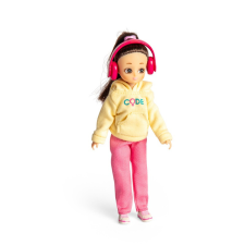 Lottie játék baba kódoló lány 19cm barbie baba