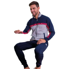 Lotto LA1064 férfi tréningruha, kék/szürke, 2XL INTL