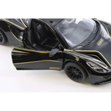  Lotus Emira fekete/arany hátrahúzós autó 1:34 makett