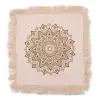  Lótusz Mandala Párnahuzat - 60x60cm - bronz