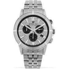 Louis XVI LXVI1038 Majeste Iced Out Chronograph mens watch 43mm 5ATM, karóra