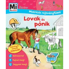  Lovak és pónik - Mi Micsoda Junior Matricás rejtvényfüzet gyermek- és ifjúsági könyv