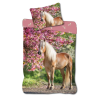 Lovas Cherry Blossom gyerek, ovis ágyneműhuzat 100×135cm, 40×60cm