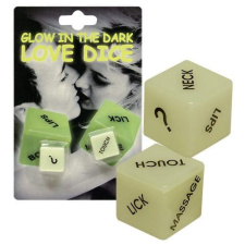  Love Dice Glow In The Dark party kellék