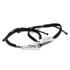  Love felirat bilétás páros makramé karkötő karkötő