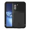LOVE MEI Samsung S22 Plus LOVE MEI Powerful defender telefonvédő fém keret, porálló + képernyővédő üveg, FEKETE