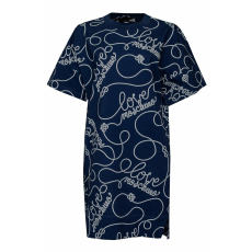  Love Moschino női pólóruha W5D2200 XS INTL Kék