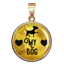 Love my dog medál lánccal vagy kulcstartóval nyaklánc