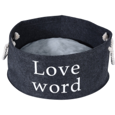 Love Word macskafekhely, 40 x 18 cm szállítóbox, fekhely macskáknak