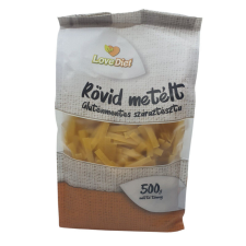 Lovediet gluténmentes száraztészta rövid metélt 500 g tészta