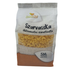  Lovediet gluténmentes száraztészta szarvacska 500 g tészta