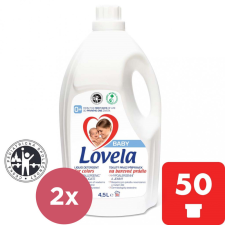 Lovela 2x LOVELA Baby folyékony mosószer színes mosáshoz 4,5 l / 50 mosás tisztító- és takarítószer, higiénia