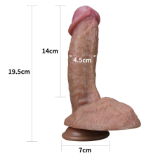 Lovetoy 7.5'' Nature Cock műpénisz, dildó
