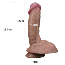 Lovetoy 7.5&#039;&#039; Nature Cock műpénisz, dildó