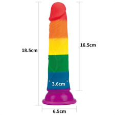 Lovetoy 7'' Prider Dildo műpénisz, dildó
