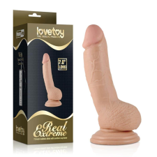 Lovetoy 7'' Real Extreme Dildo Flesh - dildó műpénisz, dildó