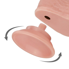 Lovetoy 9.5'' Sliding Skin Dual Layer Dong Flesh műpénisz, dildó