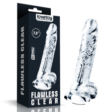 Lovetoy Flawless tapadótalpas dildó (7,5&quot;) műpénisz, dildó