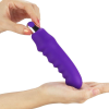 Lovetoy IJOY Silicone Waver lila vibrátor, ergonómiailag kialakított, bordázott felületű, 7 rezgési és 3 sebességi fokozat