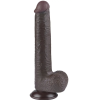 LoveToy SlidingSkin Csúszó Skin Dildo 17 x 3.5cm fekete