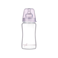 Lovi DiamondGlass Üvegből készült cumisüveg 250 ml (3h+) - Baby Shower Girl cumisüveg