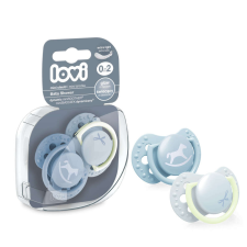 Lovi Dinamikus nyugtató cumi 2db (0-2 hónap) Baby Shower - Kék cumi