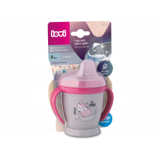 Lovi gyerekpalack fogantyúval 210 ml 9h+ Szín: rózsaszín itatópohár