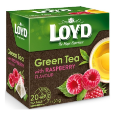 Loyd Loyd piramid tea green málna - 30g tea