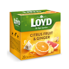 Loyd piramis tea citrus fruit-gyömbér 40g tea