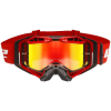 LS2 Aura PRO motokrossz szemüveg fekete-piros irídium plexi