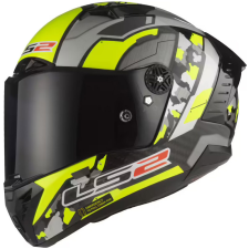 LS2 FF805 Thunder Carbon Space integrált bukósisak fluo sárga-szürke bukósisak