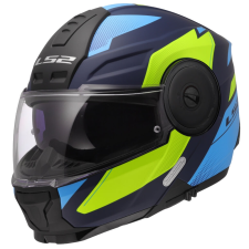 LS2 FF902 Scope II Duria felnyitható motoros bukósisak kék-fluo sárga bukósisak