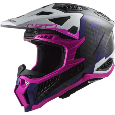 LS2 Helmets LS2 cross sisak - MX703 X-Force – fluo rózsaszín/lila bukósisak