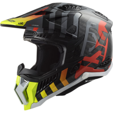 LS2 Helmets LS2 cross sisak - MX703 X-Force – sárga/piros bukósisak
