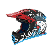 LS2 MX437 Fast EVO Mini Starmaw gyerek motokrossz bukósisak fekete bukósisak