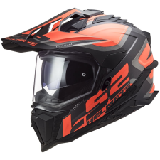 LS2 MX701 Explorer Alter enduro bukósisak fekete-fluo narancssárga-szürke matt bukósisak